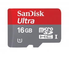 SanDisk Ultra MicroSDHC Class10 UHS-I Memory Card 16GB