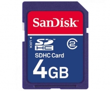 SanDisk 4GB SD Memory Card Image