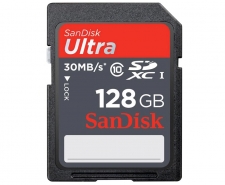 SanDisk Ultra SDXC Class 10 UHS-I Memory Card 30MB/s, 128GB
