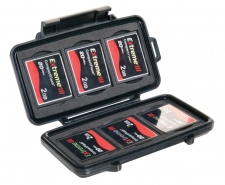 Pelican 0945 Memory Card Case, holds 6 x Compact Flash Memory Cards Image