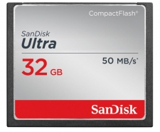 SanDisk Ultra Compact Flash Card 32GB Up to 50MB/s SDCFHS-032