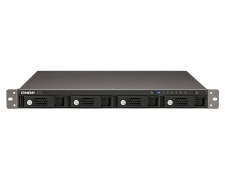 QNAP TS-421U 4-Bay iSCSI Hot-Swappable Marvell 2.0GHz CPU 1GB RAM NAS