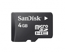 SanDisk 4GB Micro SDHC Memory Card