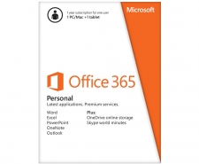 Microsoft Office 365 Personal - 1 PC or Mac + 1 tablet