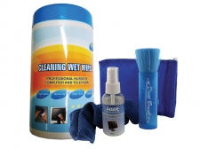 Laser LCD Screen Cleaning Kit + Cleaning Wet Wipes (88 Pack) Cleaning bundle Image